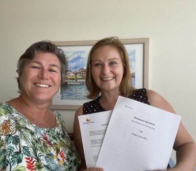 Pension arrangement voor employees Carin Cares